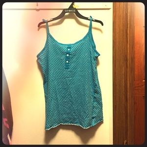 Spagetti Strapped Pocka Dot Top!