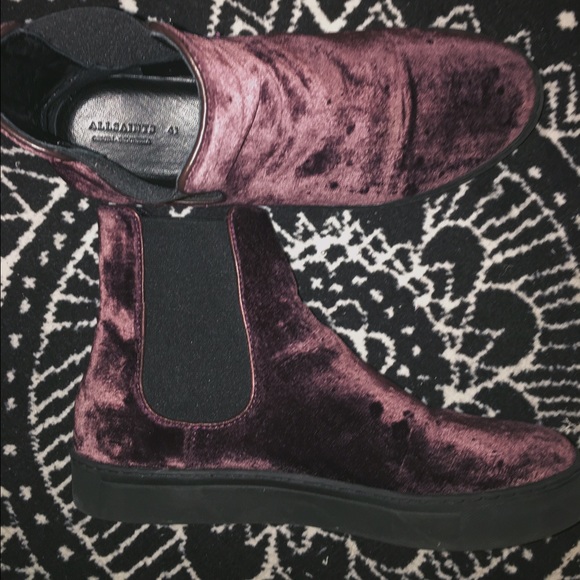 All Saints suede high tops.