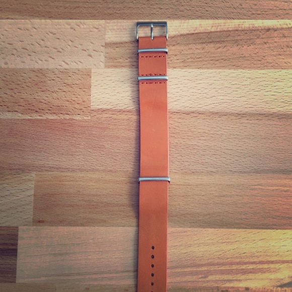 Fossil Leather NATO watch strap