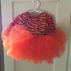 Baby tiger tutu costume