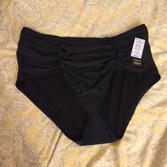 NWT Torrid Black Bikini Bottom