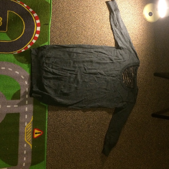 A oversized shirt with detail on the back