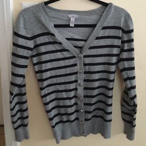 Stripped cardigan