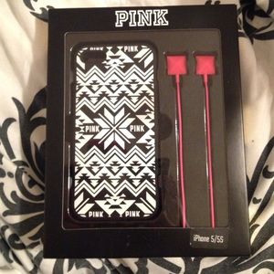 Brand new  5/5s pink Victoria's Secret phone case