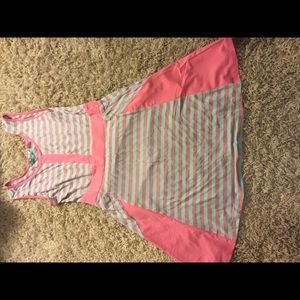 Pink and Blue dress!