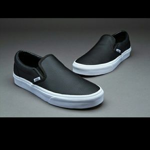 Black Slip On Vans