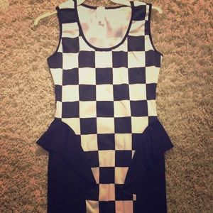 Black and White Dress