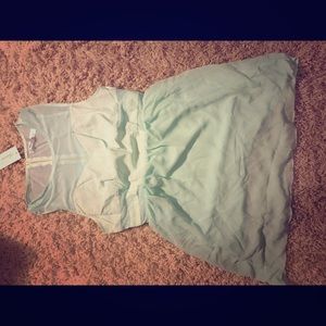 Mint mini dress