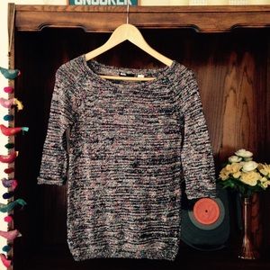 Urban Outfitters Black/Rainbow Sweater