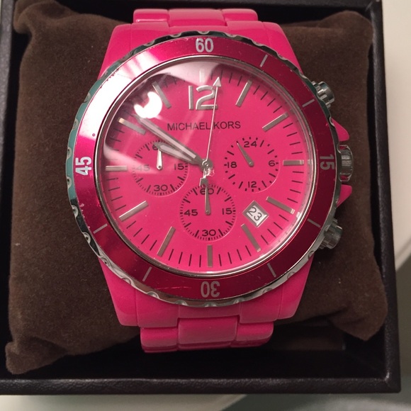 Michael Kors Hot Pink Watch