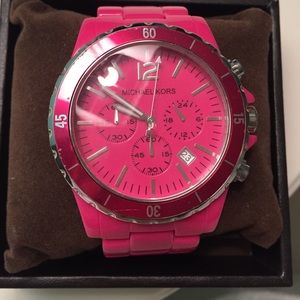 Michael Kors Hot Pink Watch