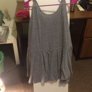 A dress with elastic waist