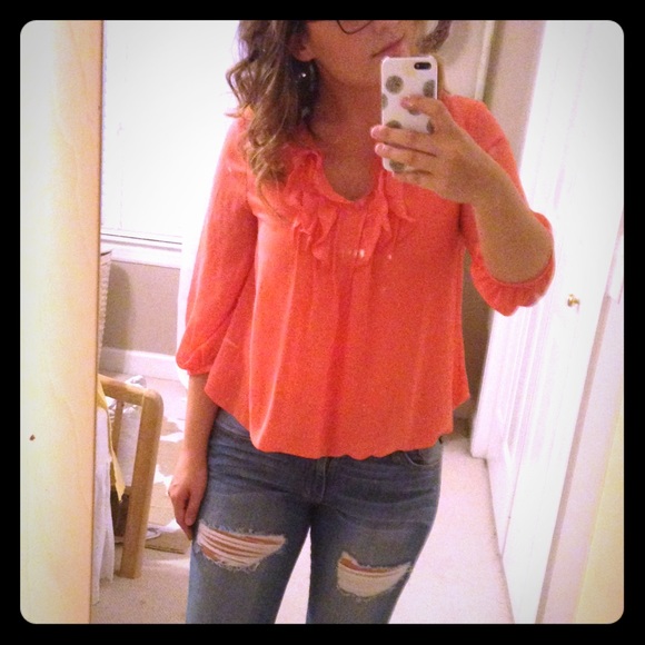 Ruffle blouse