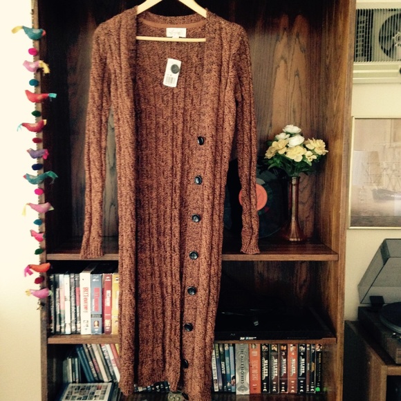 F21 NWT Cable Knit Duster Sweater