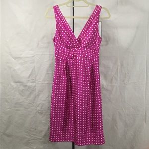 J. Crew Silk Polka Dot Print Dress