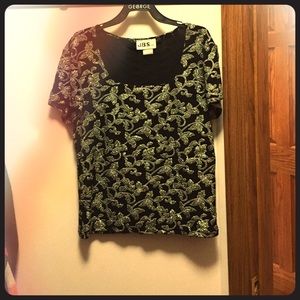 Sparly Patterned T-Shirt