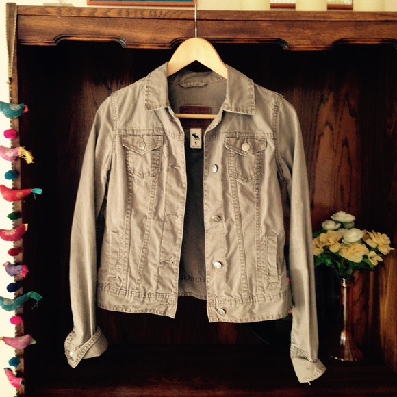 Abercrombie & Fitch Brown Denim Jacket