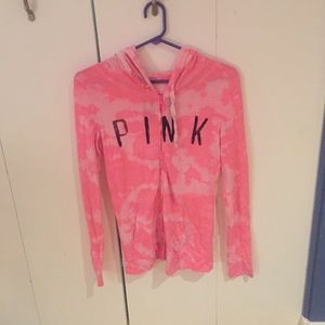 PINK tye dye sweatshirt