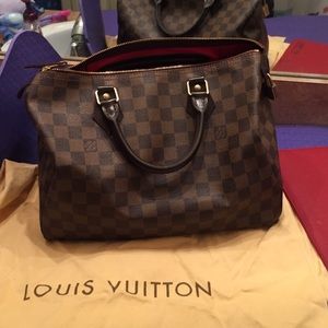 Louise Vuitton speedy 30 Damier