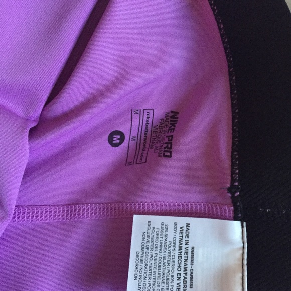 💜SOLD💜 NWT Nike Pros - Picture 3 of 3