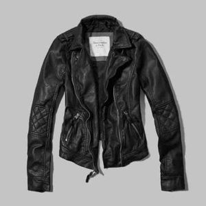 Abercrombie & Fitch Vegan Leather Jacket