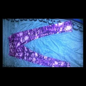 Skull printed leggings