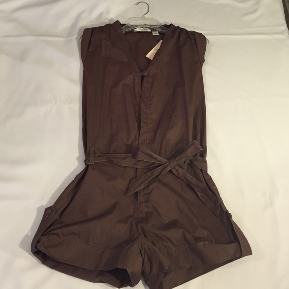 Brown Romper New With Tags