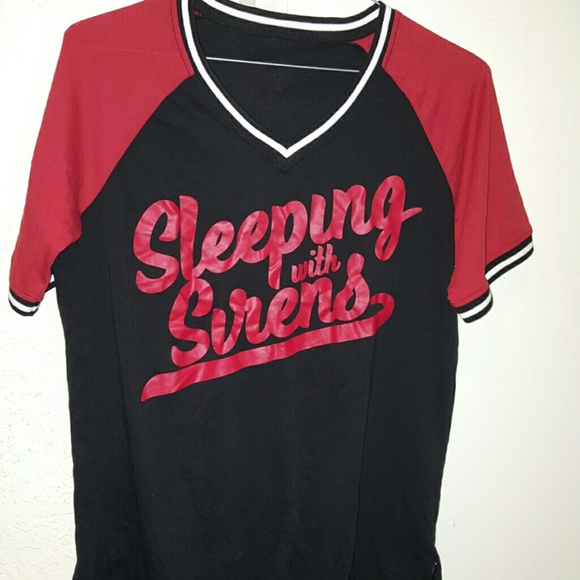 Sleeping with Sirens baseball t-shirt