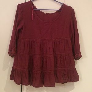 Mid sleeve fancy shirt