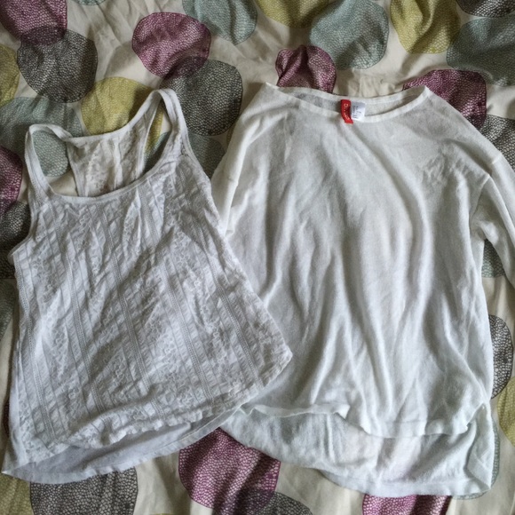 Bundle of sweater and tank top
