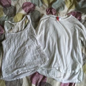 Bundle of sweater and tank top
