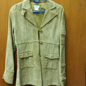 Wet seal leather jacket size m