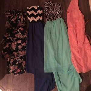 Teal dress