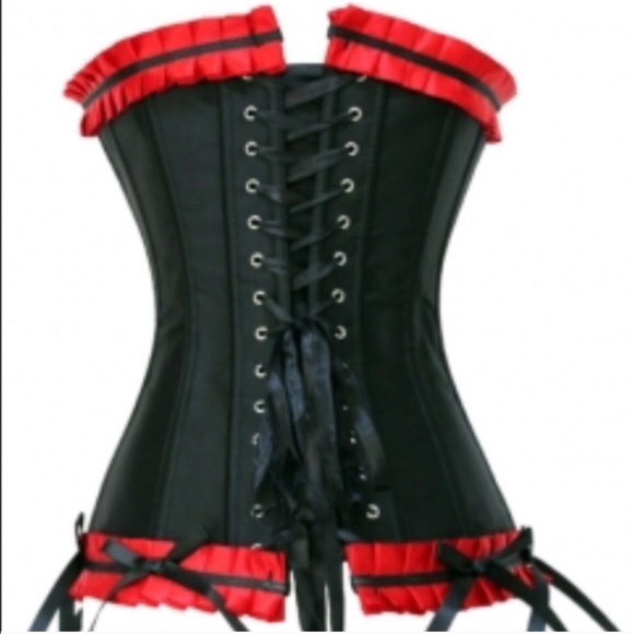 Adorable Skull & Rose Corset Top! NWTs! - Picture 3 of 5