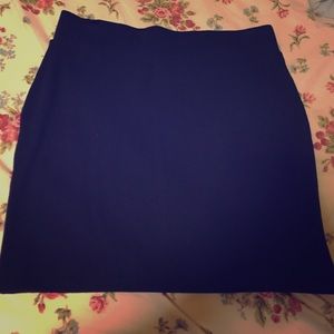 Navy Blue Pencil Skirt
