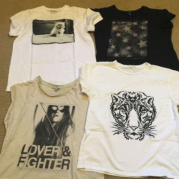 All 4 tshirts on sale