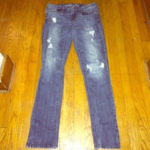 American Eagle distressed denim