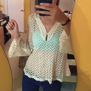 Lace Chevron Hippie Longsleeve