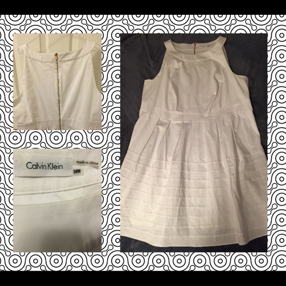 Calvin Klein White Dress