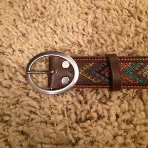 Lucky brand multi-colored belt