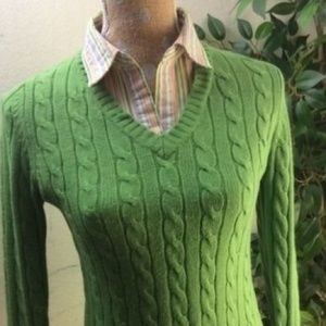 Aeropostale green acrylic sweater
