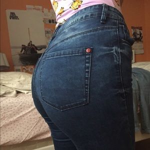 Super high wasted skinnies size 3