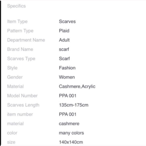 Purple Blanket Scarf - Picture 4 of 4