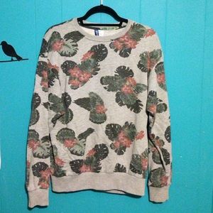 H&M Floral-Print Sweatshirt (men's)