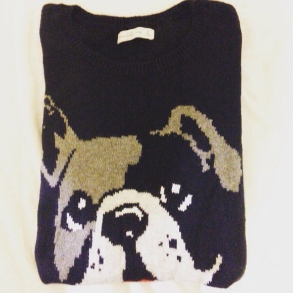 Abercrombie and Fitch Navy Knit Sweater
