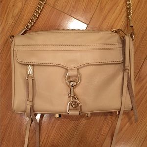 Rebecca Minkoff Mini Mac - Biscuit and Gold
