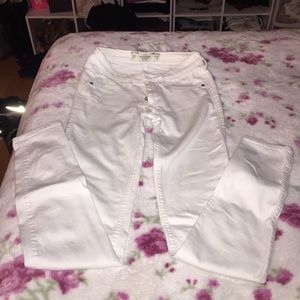 Abercrombie white jeans