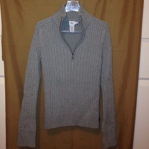 Gray half zip sweater 💥final price unless bundled