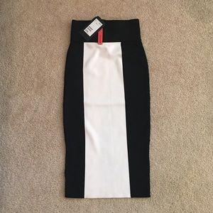 Balmain x HM color block skirt BNWT