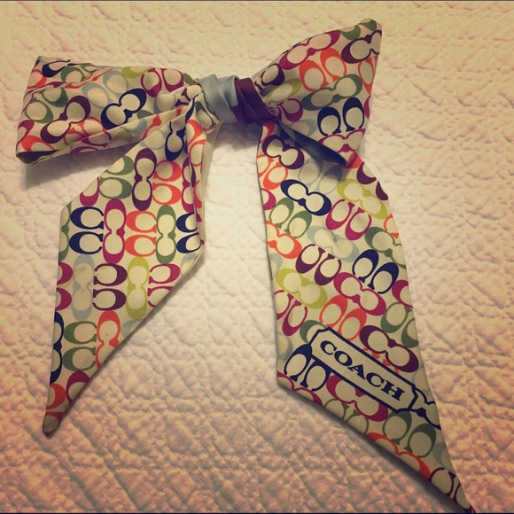Colorful Coach Pony or Purse Scarf